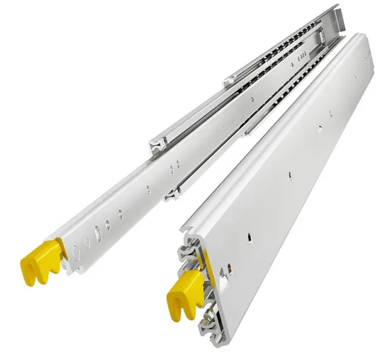 Furniture Hardware 76mm Heavy Duty Load Capacity 225kg Full Extension Ball Bearing Drawer Slides